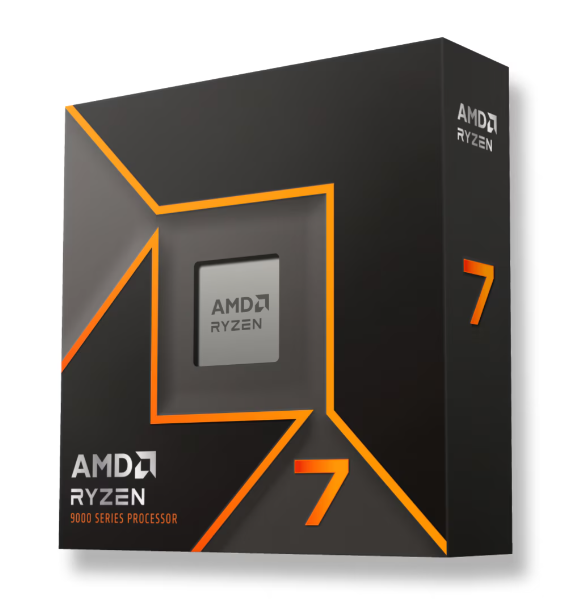 AMD Ryzen 7 9700X AM5 65W 40MB sin Cooler