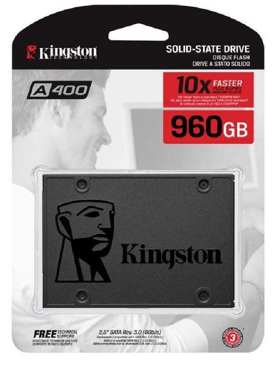 SSD 960GB Kingston A400 SATAIII 2.5
