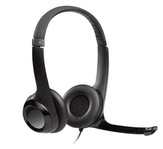 Logitech H390 USB Black