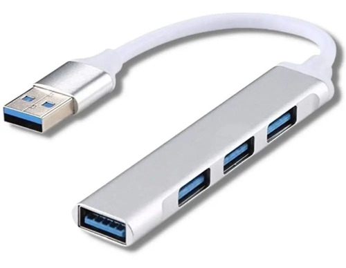 HUB USB 3.0 a 4 Puertos USB (3.0 y 2.0) Aliminio