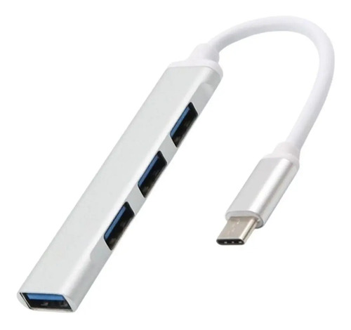 HUB USB-C a 4 Puertos USB (3.0 y 2.0) Aluminio