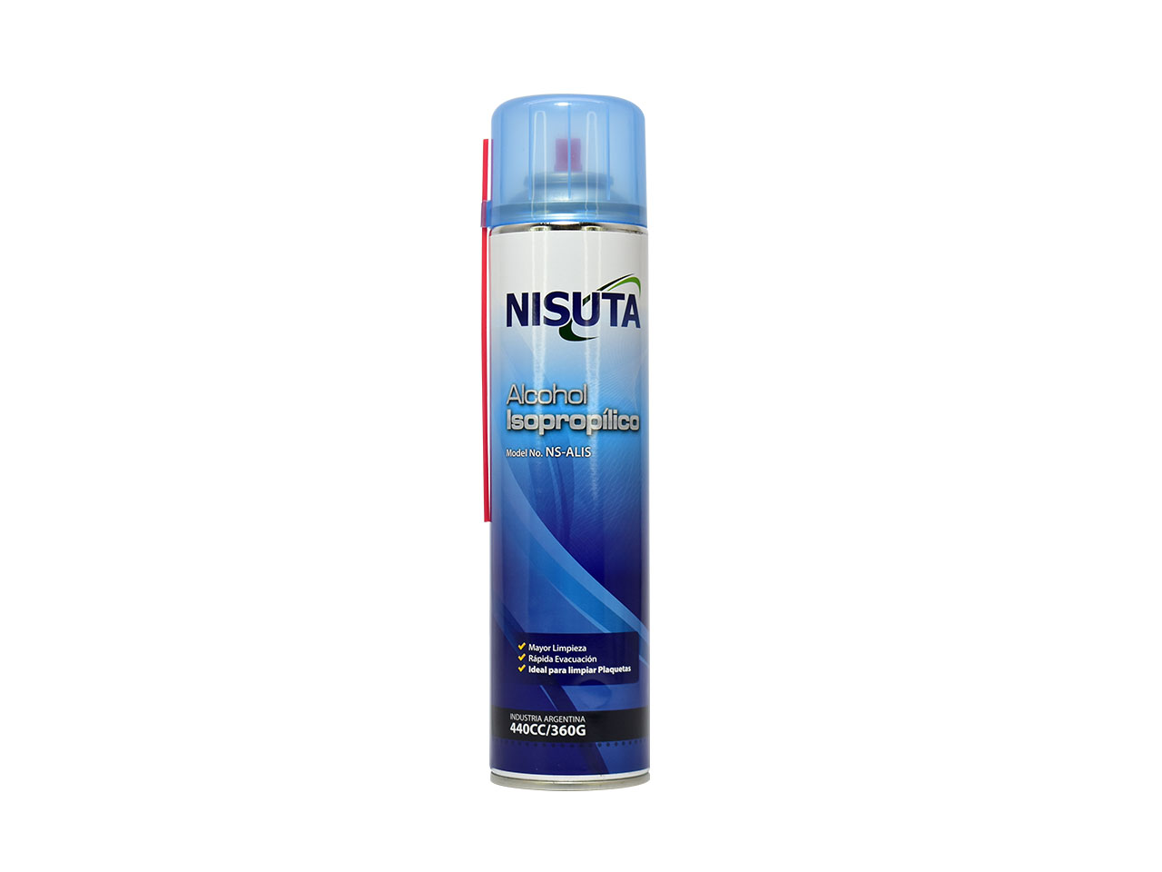 Alcohol Isopropilico de Limpieza 440CC-360GR Nsalis