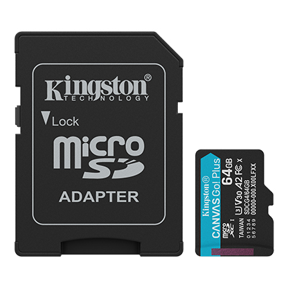 Micro SD Kingston 32GB C10 Kingston Canvas Go Plus