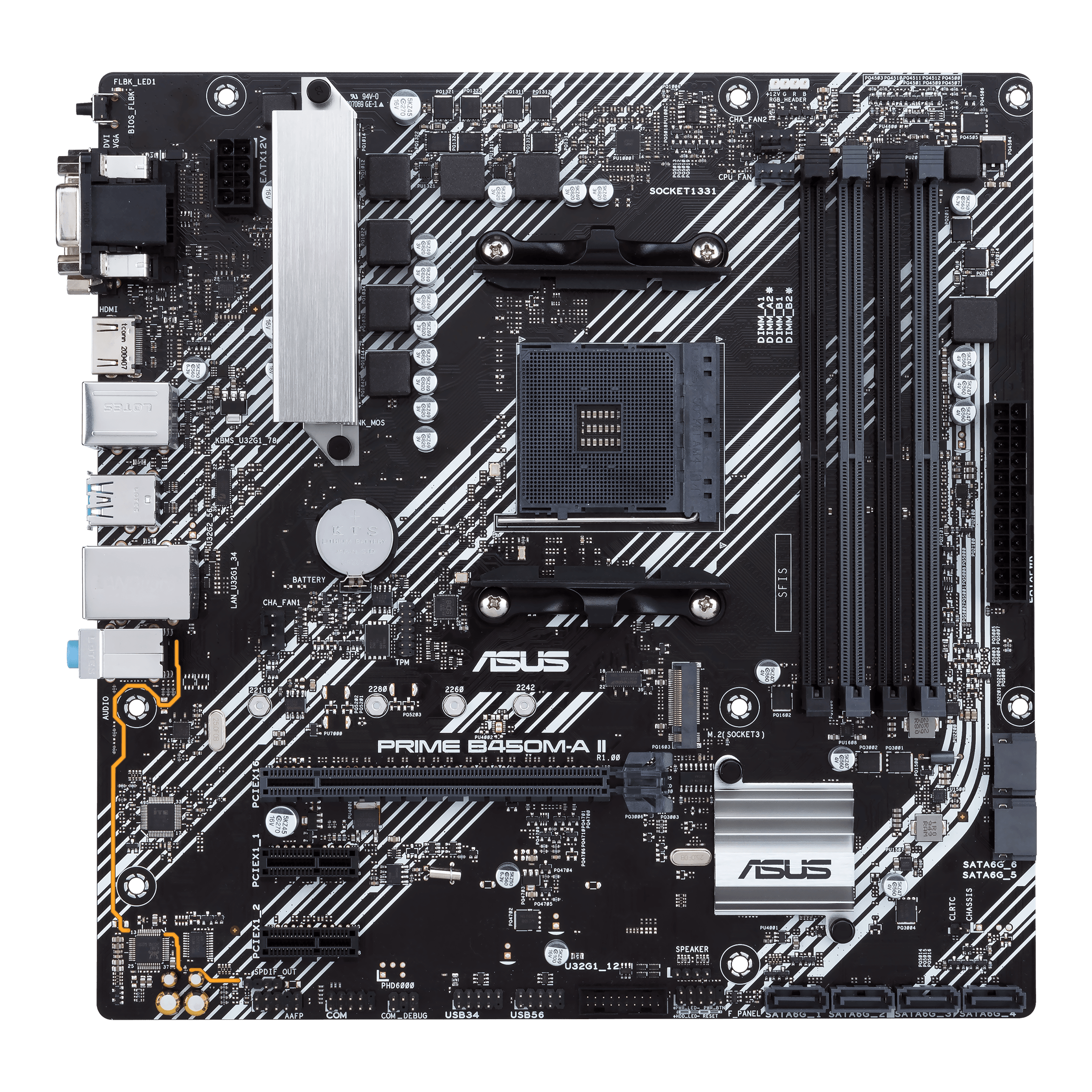 ASUS AM4 Prime B450M-A II /CSM DDR4 Box M-ATX