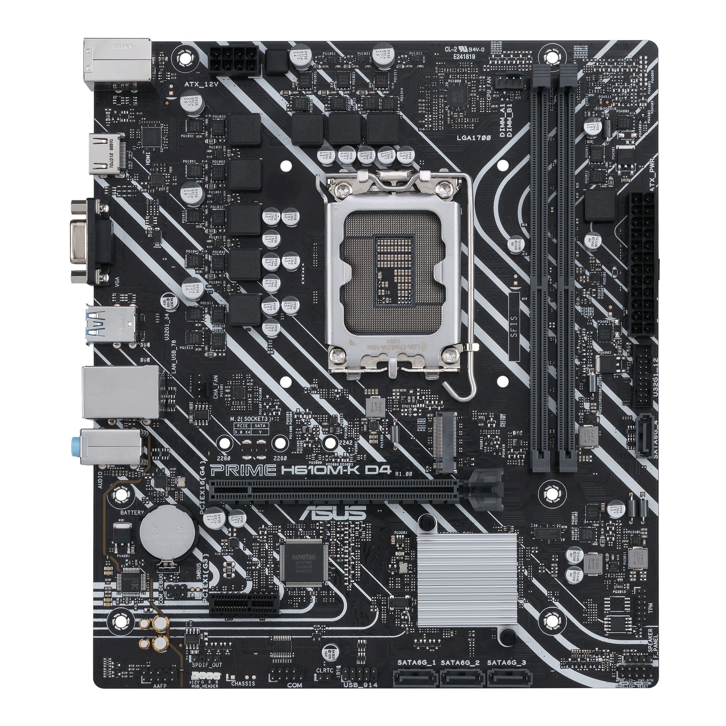 ASUS Prime H610M-K D4-CSM DDR4 Box M-ATX