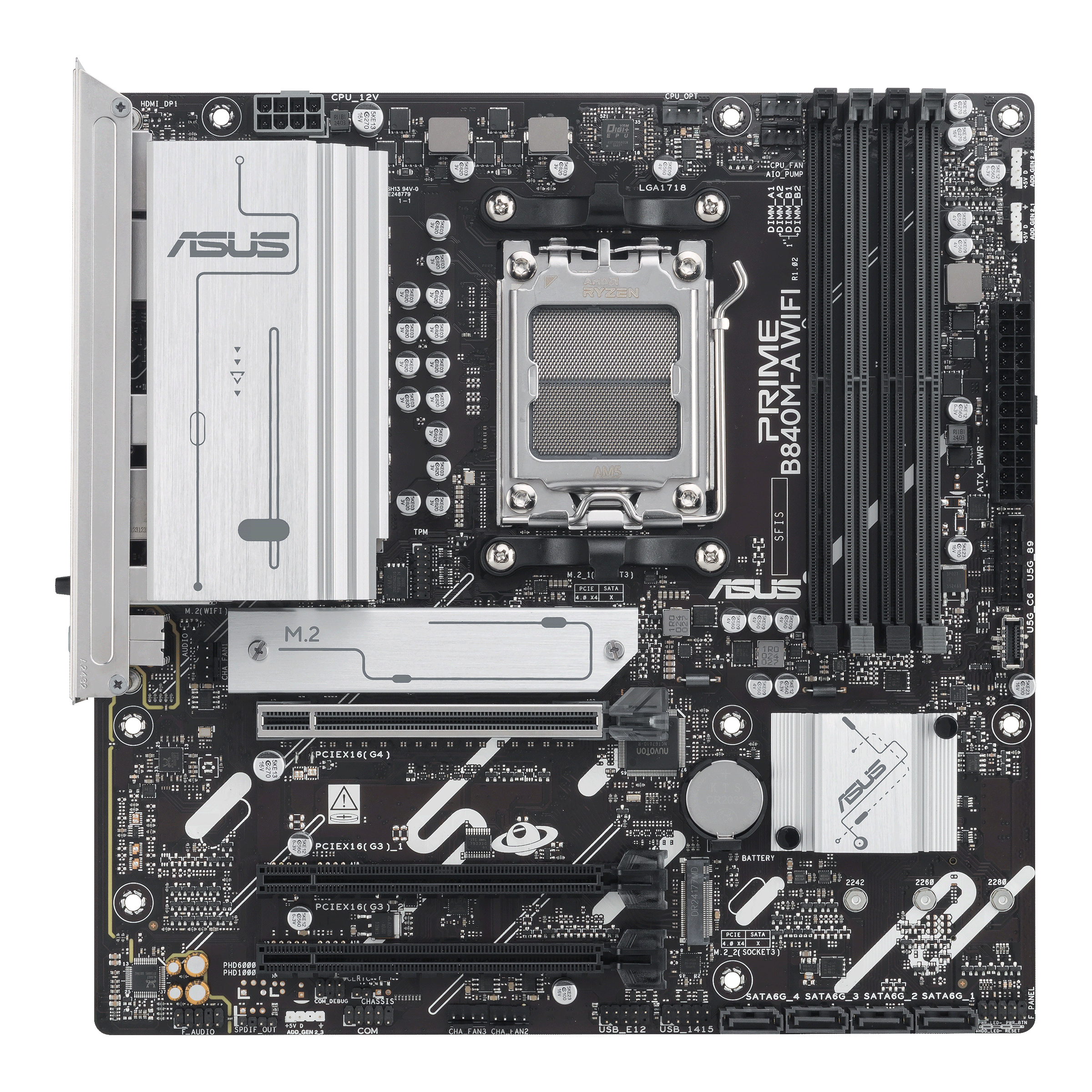 ASUS AM5 Prime B840M-A WiFi DDR5 Box M-ATX