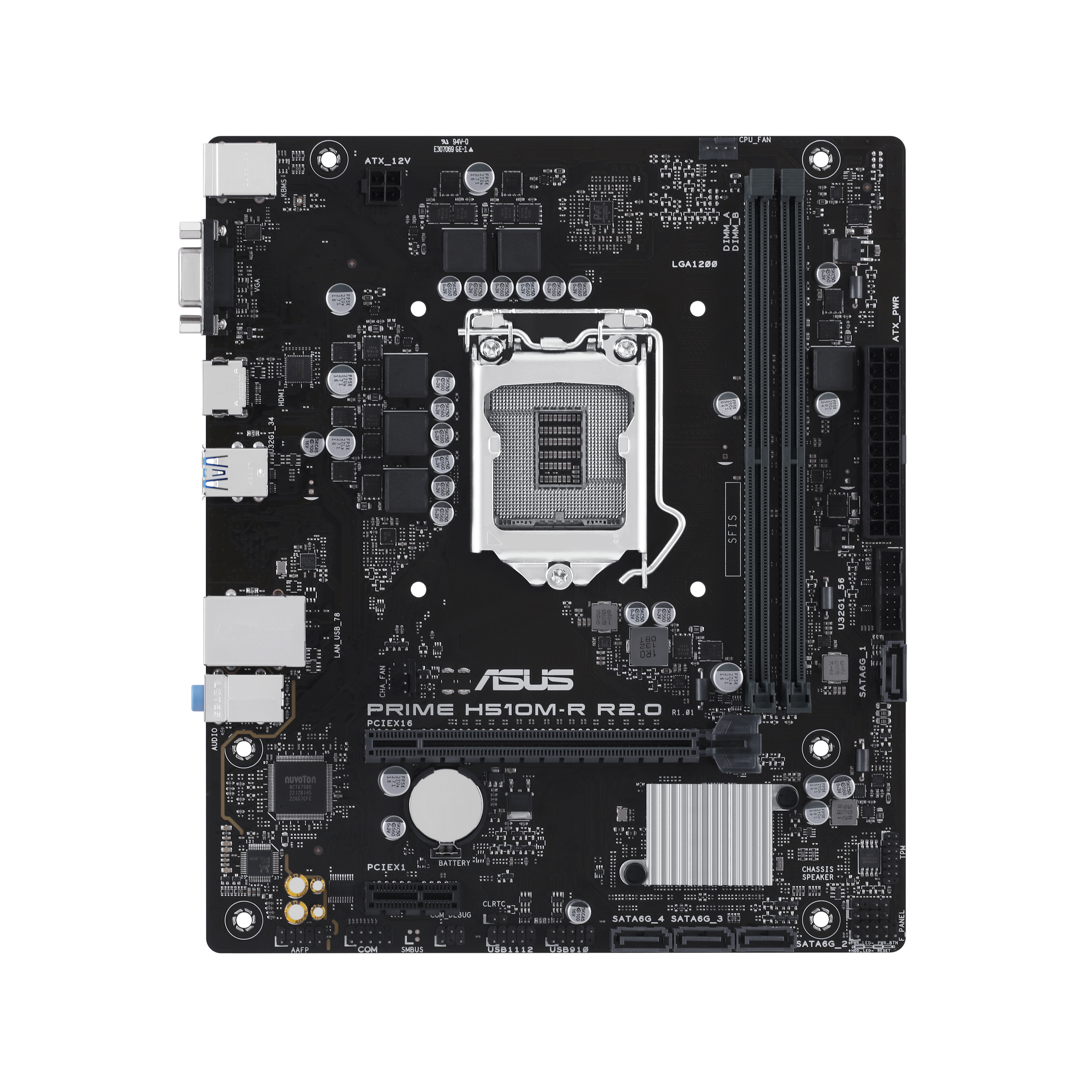 ASUS S1200 Prime H510M-R R2.0 DDR4 Box M-ATX (sin m2)