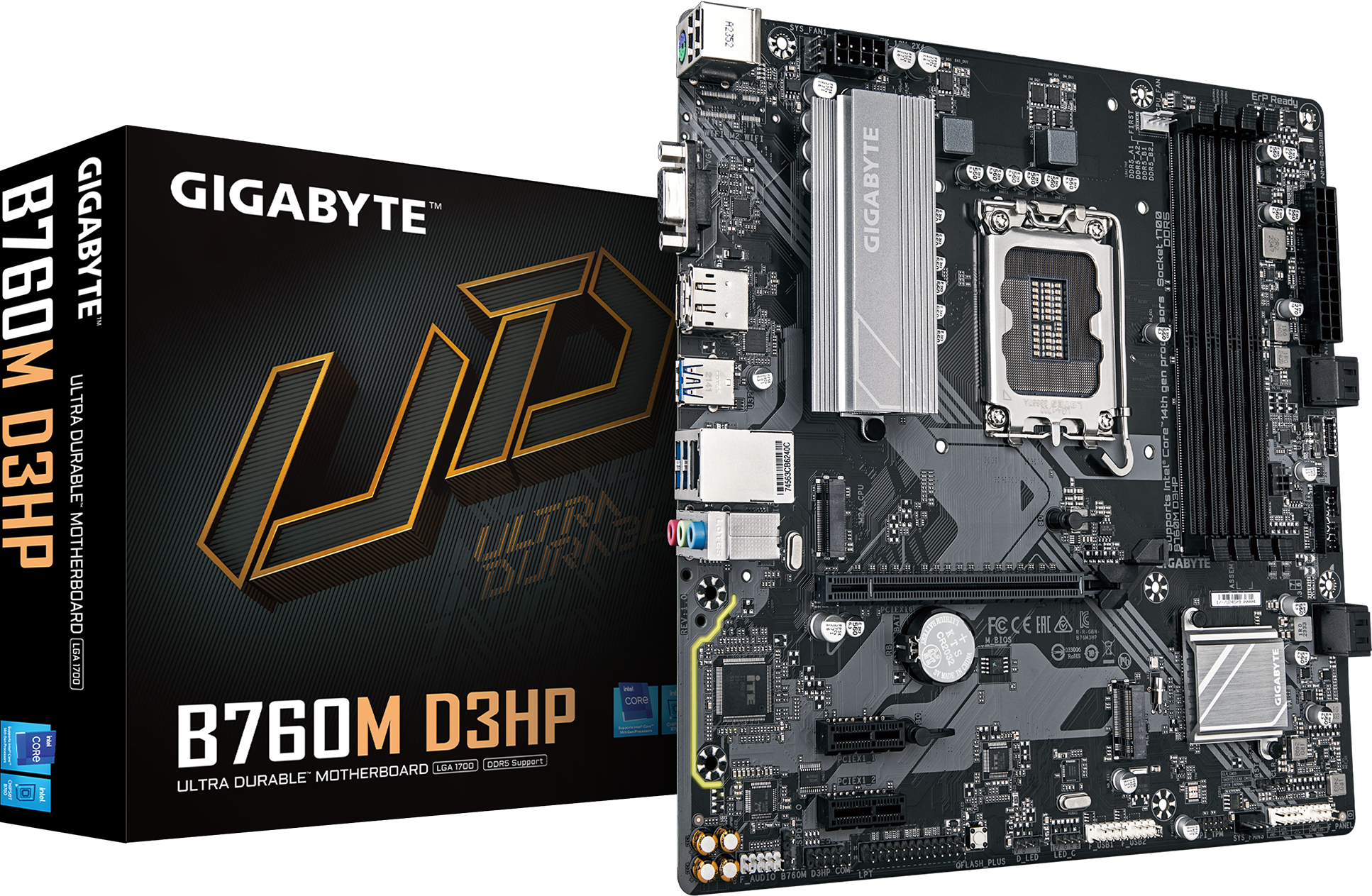 Gigabyte S1700 B760M D3HP DDR5 Box D3HP