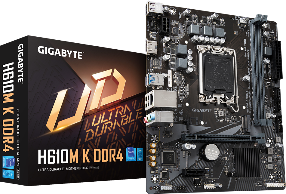 Gigabyte S1700 H610M K DDR4 Box M-ATX