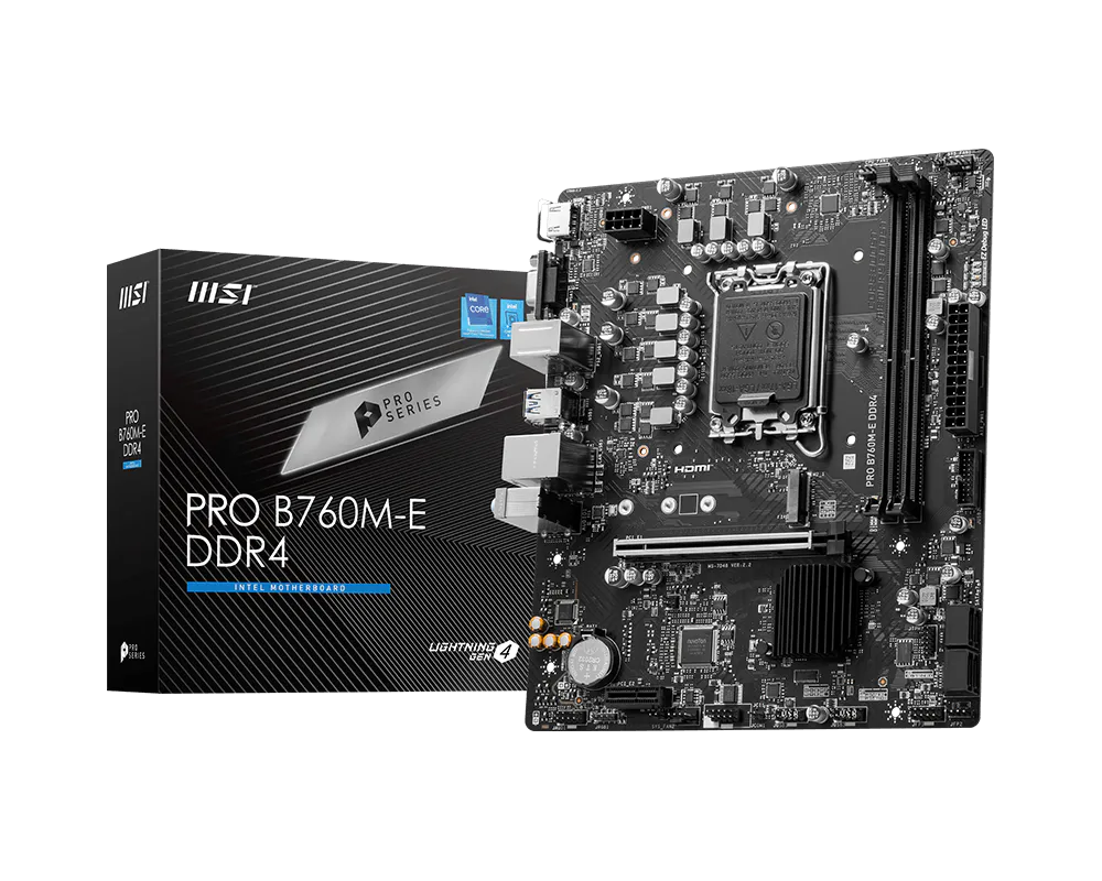MSI S1700 Pro B760M-E DDR4 Box M-ATX