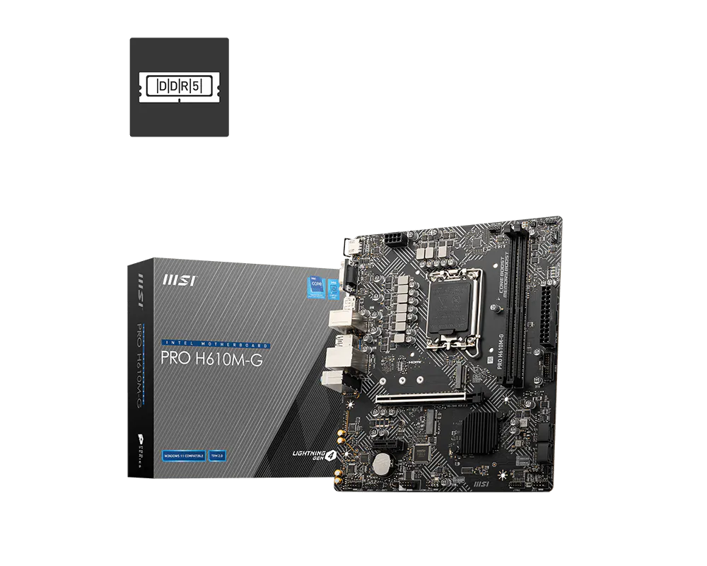 MSI S1700 Pro Pro H610M-G DDR5