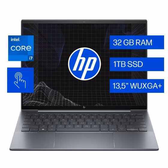 HP 13.5 Dragonfly I7-1355U 32GB 1TB W11P Touch