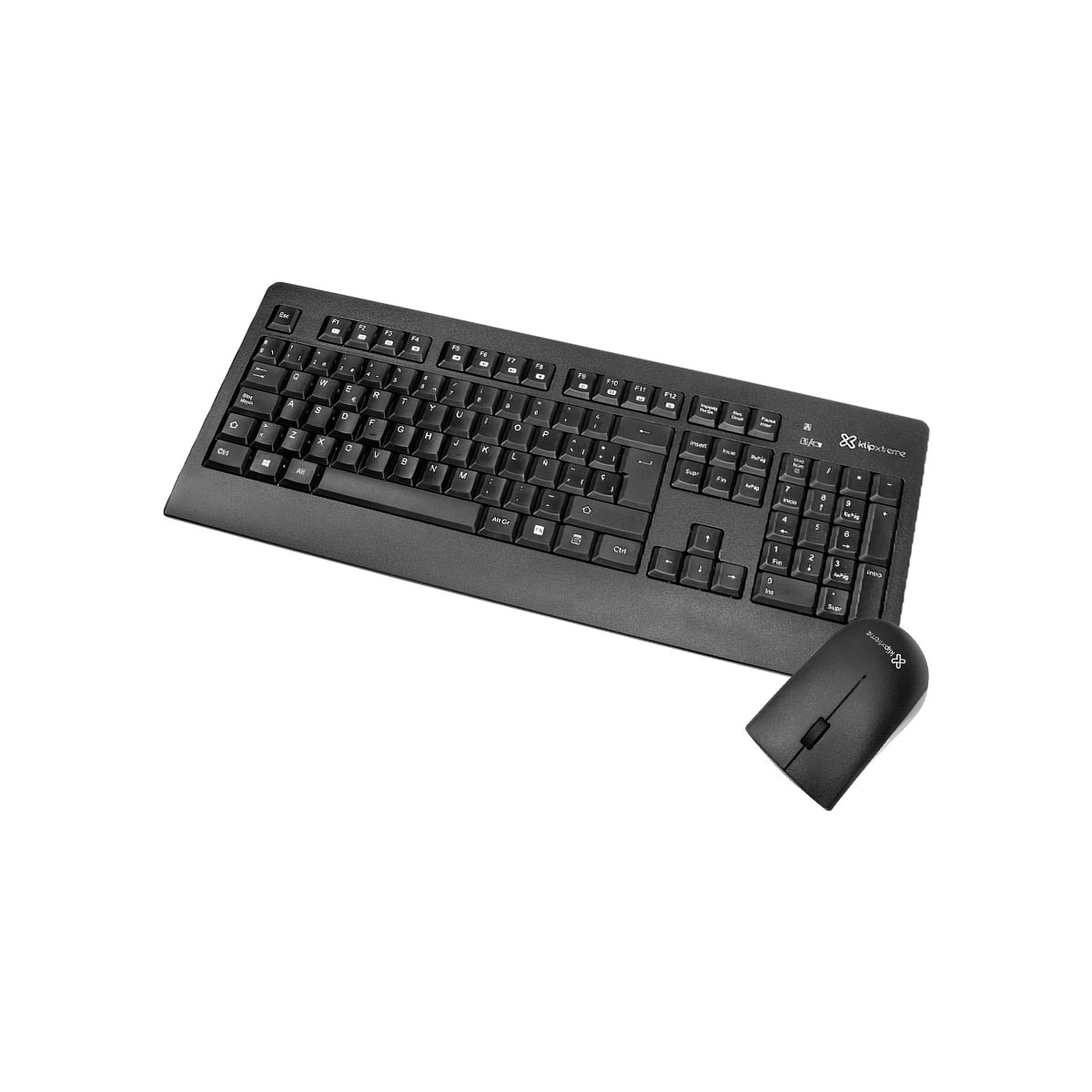 Teclado + Mouse Wireless Klipxtreme Inspire Negro 265s
