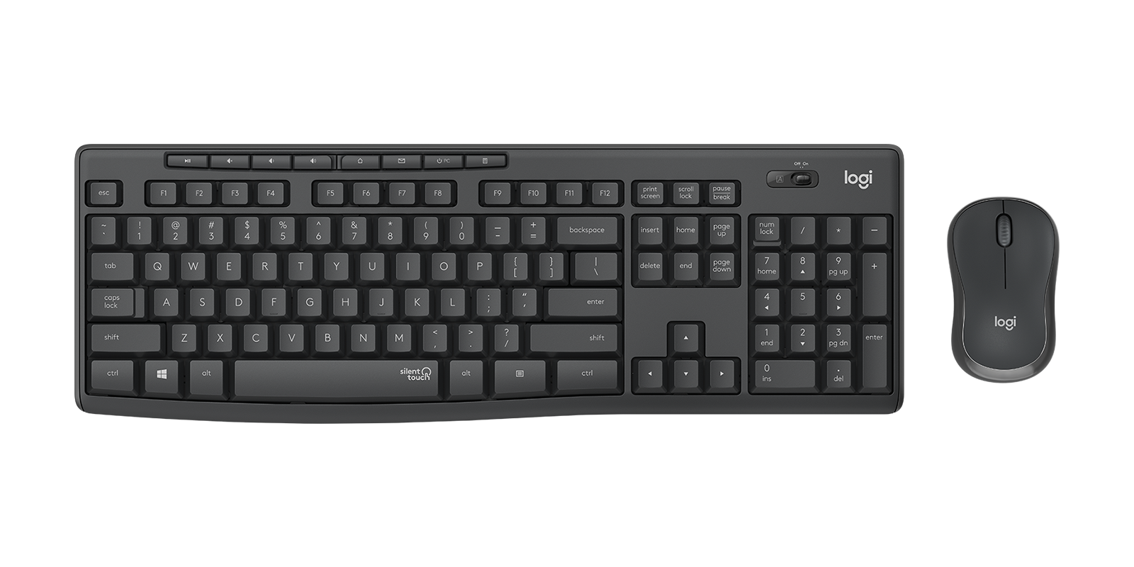 Teclado + Mouse Wireless MK 295 Silent