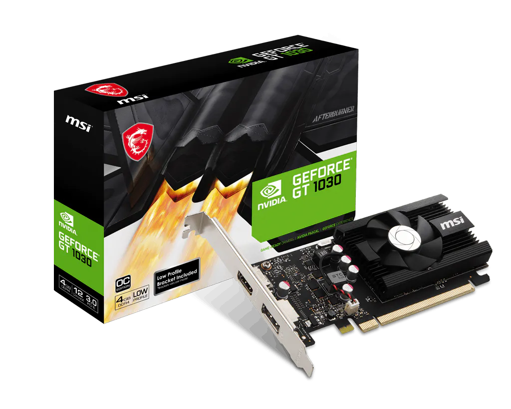 VGA MSI GeForce GT 1030 4G LP DDR4 OC
