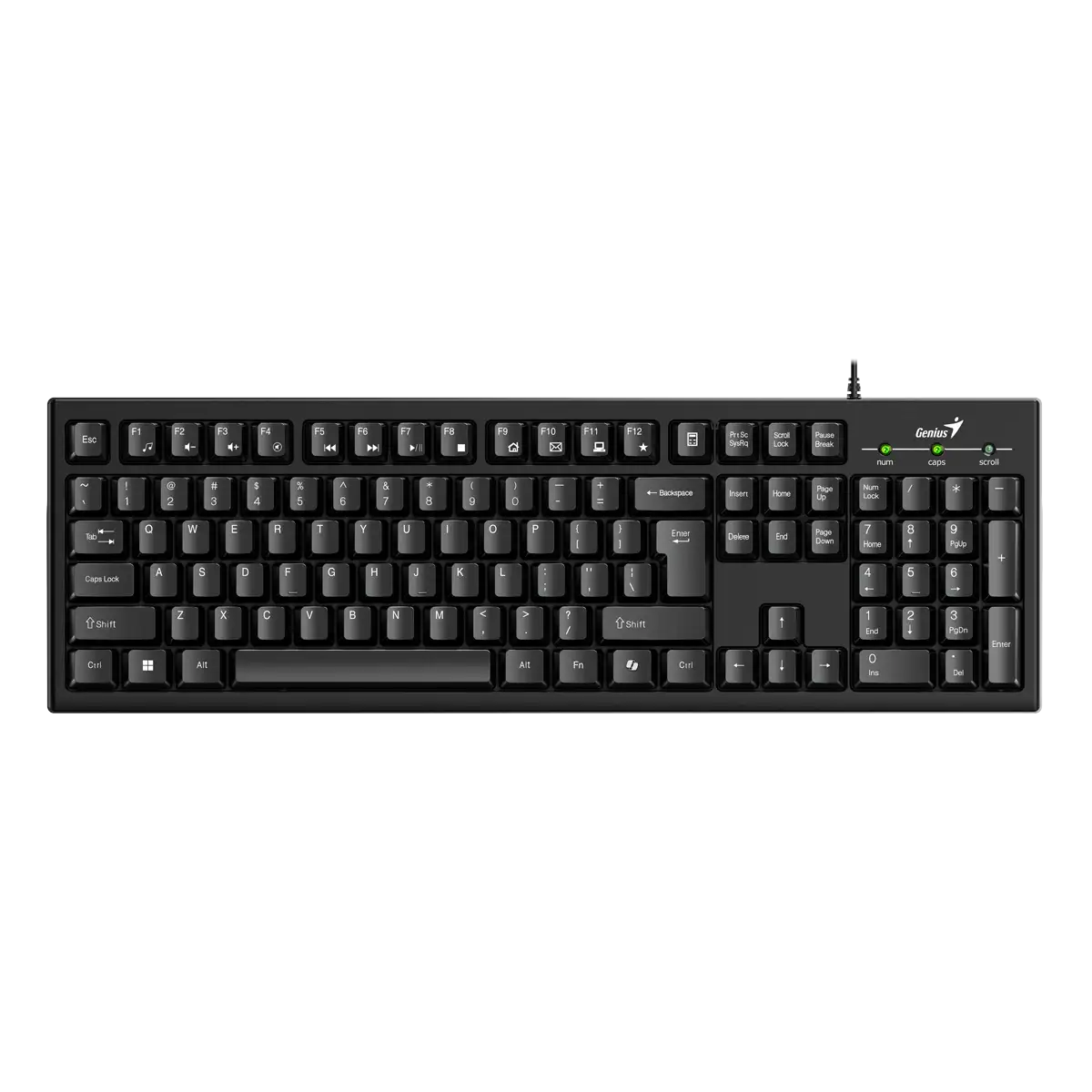 Teclado Genius KB-100 Smart USB Black